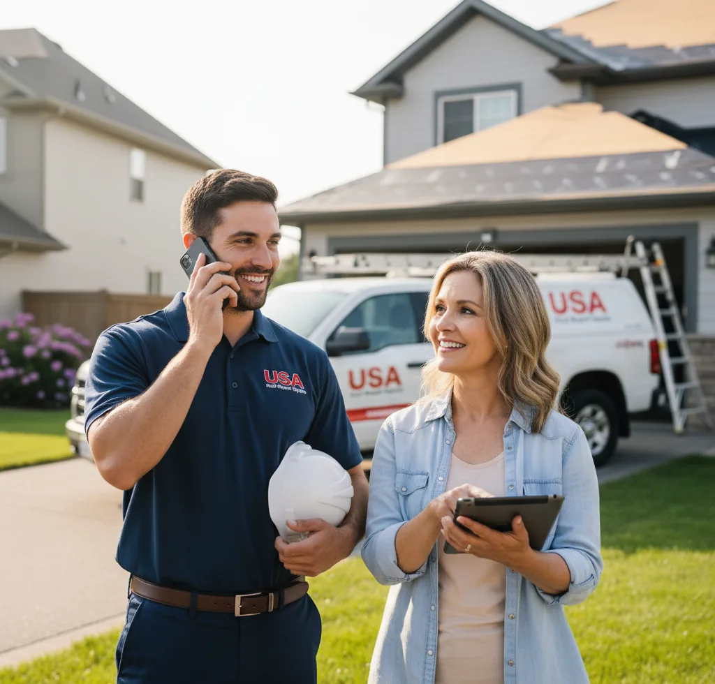 USA Roof Repair Experts customer support in Louisville